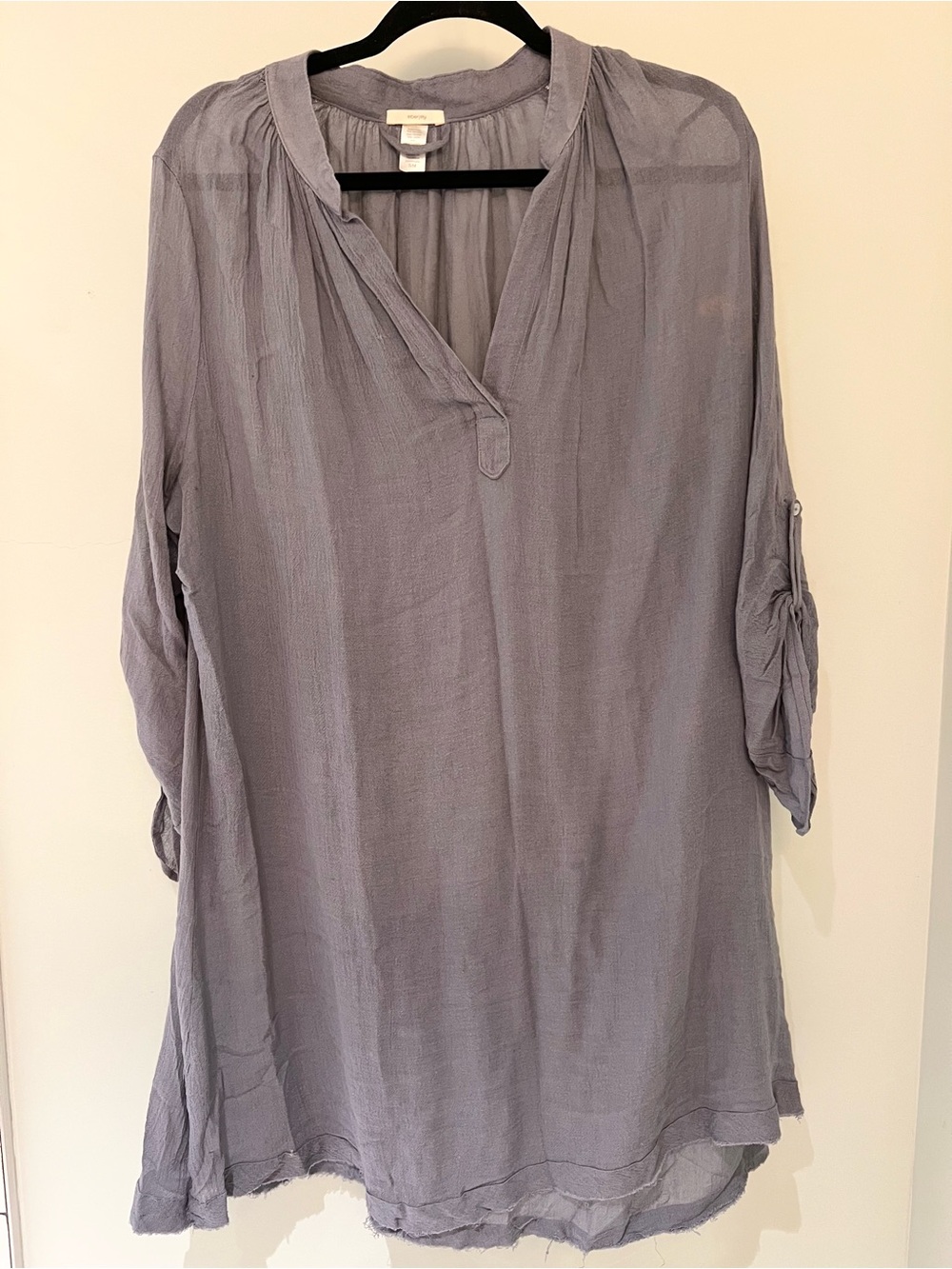 Eberjey Light Gray Tunic Top